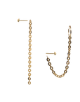 Mirror chain earrings