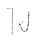 Mirror chain earrings