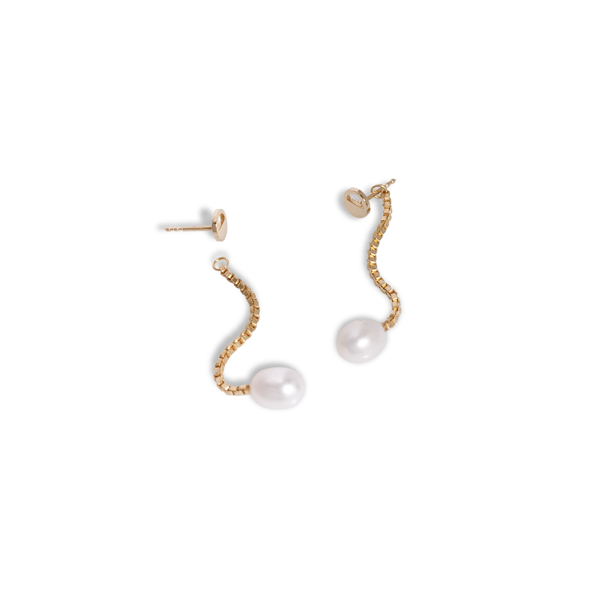 French Pearl Earrings Petit