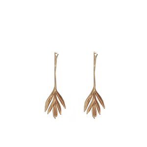 La Peonia | Leaf earrings