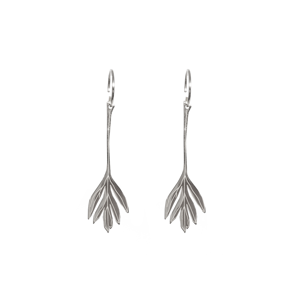 La Peonia | Leaf earrings