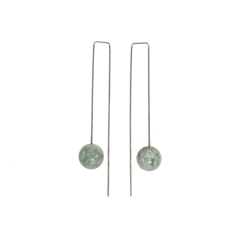 Miles earrings jade