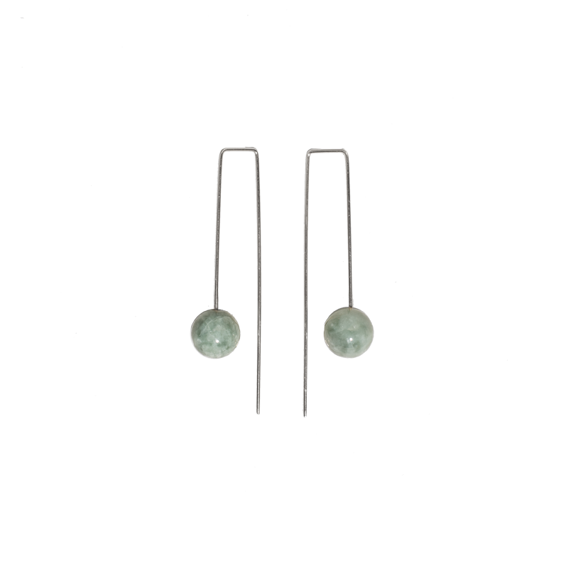 Miles earrings jade