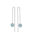 Miles Earrings Aquamarine M