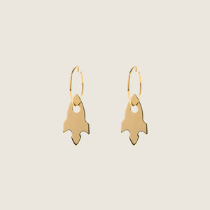 rocket earrings