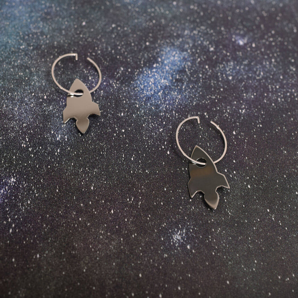 rocket earrings